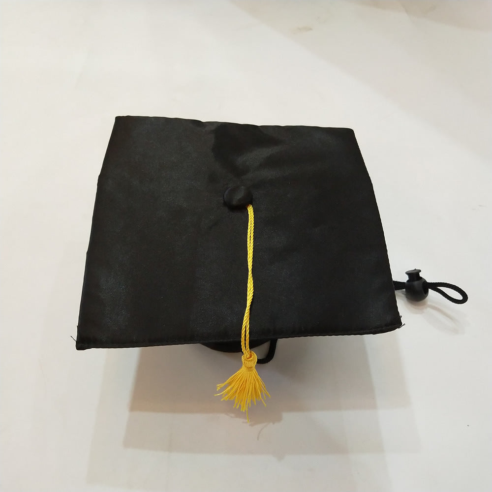 Dog Graduation Cap with Yellow Tassel | Pet Graduation Hat for Dogs