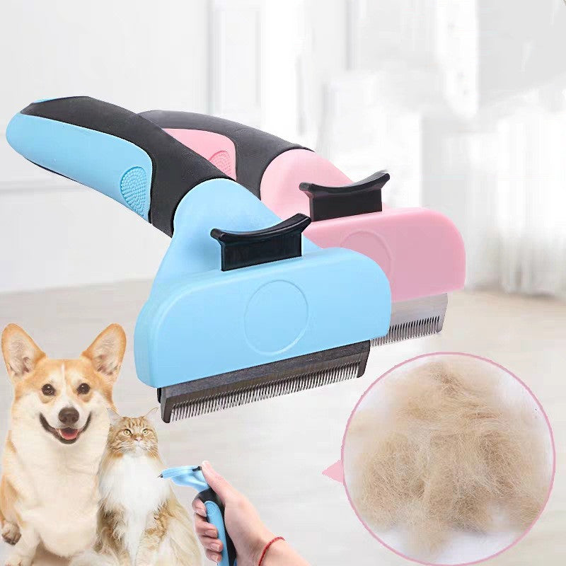 Pet Grooming Comb Dog Cat Detangling Hair Remover Tool.