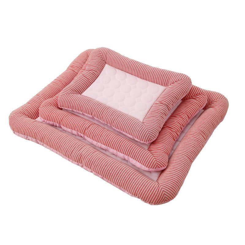 Pet Cooling Pad Bed for Dogs & Cats | Ice Silk Summer Cooling Mat