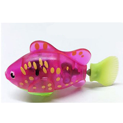 Interactive Electric Swimming Fish Toy for Cats | LED Robot Fish