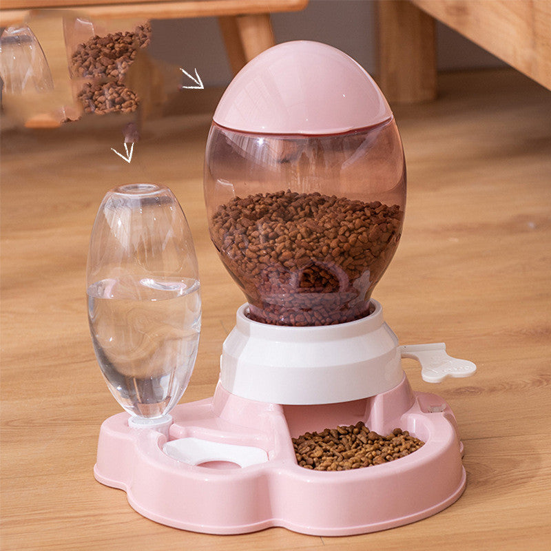 Automatic Pet Feeder & Water Dispenser Set | Food Bowl for Dogs & Cats