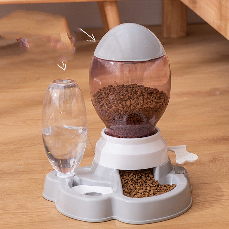 Automatic Pet Feeder & Water Dispenser Set | Food Bowl for Dogs & Cats