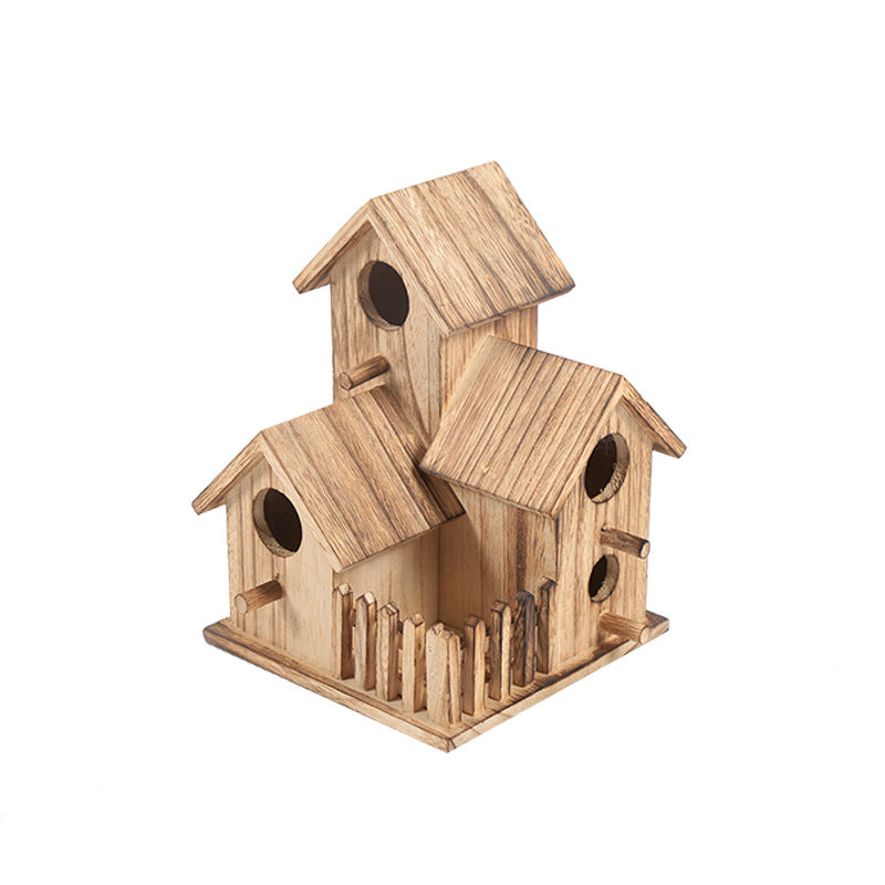 Paulownia Wooden Bird House | Hanging Parrot Nest Box