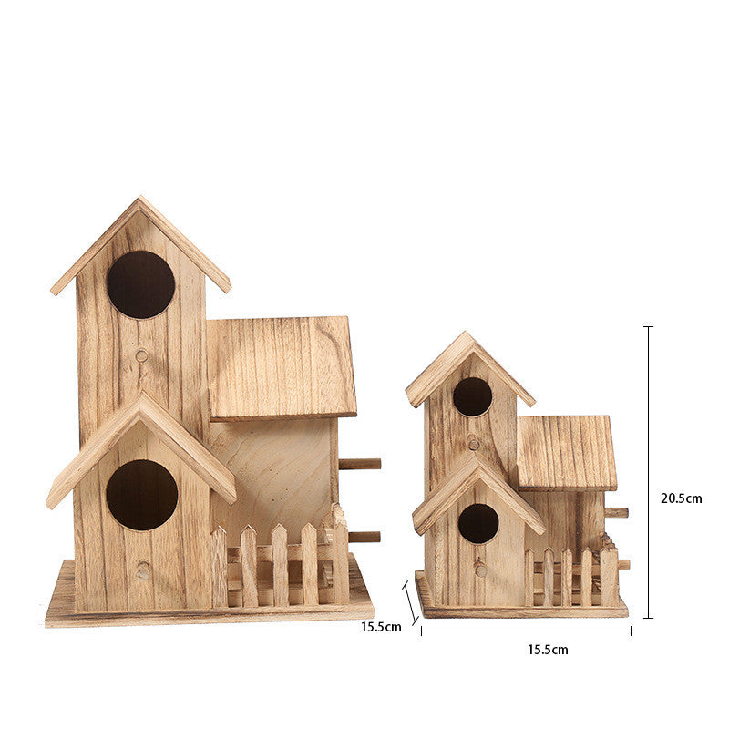 Paulownia Wooden Bird House | Hanging Parrot Nest Box