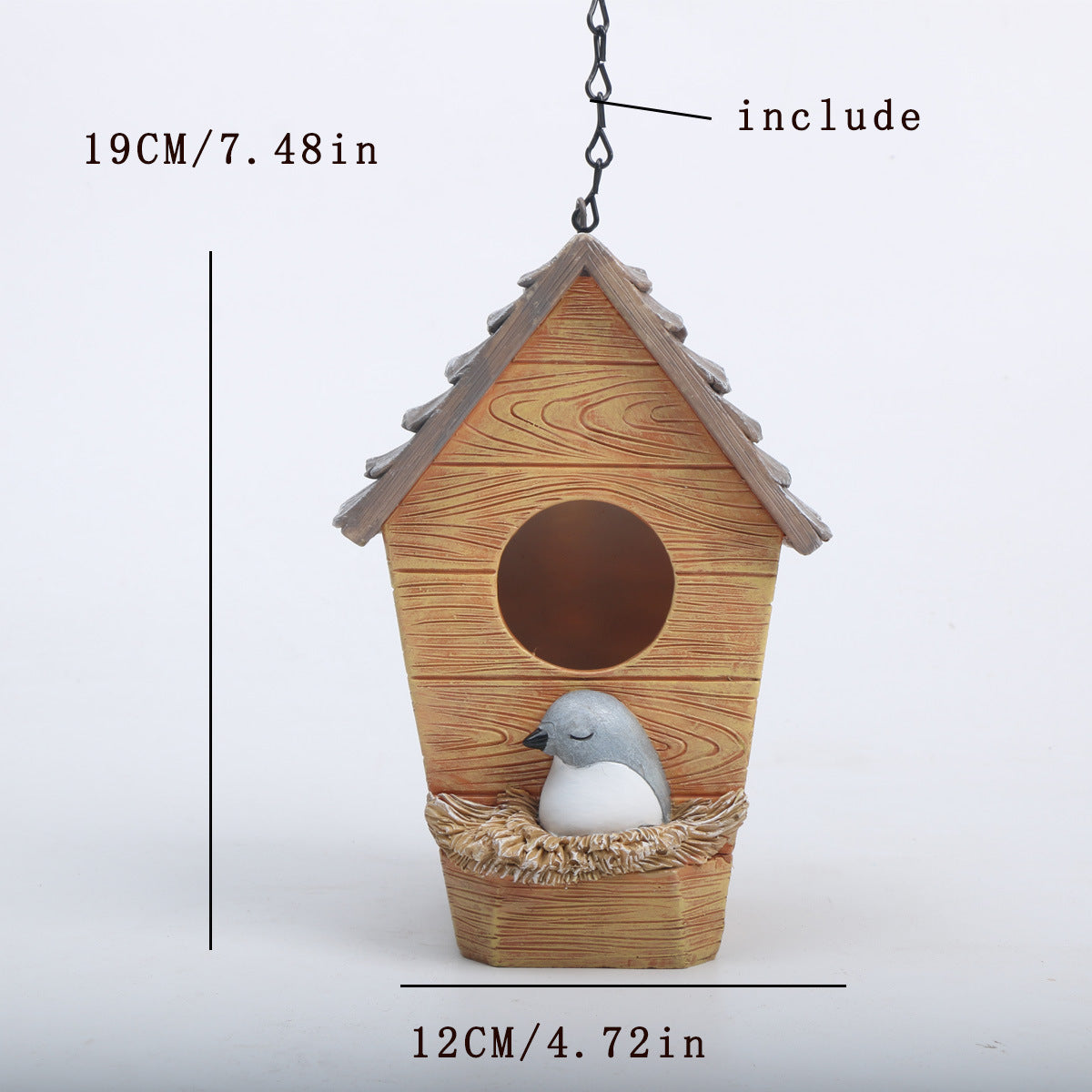Bird House Bird Nest Garden Decoration Balcony Courtyard Tree Pendant Outdoor Decoration