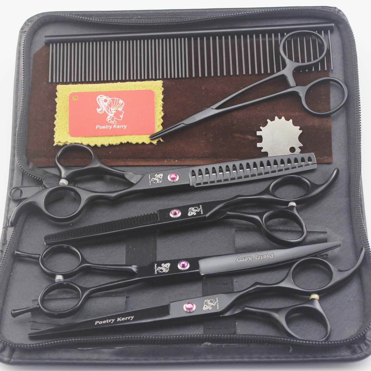 Pet Grooming Scissors Dog Cat Hair Cutting Stainless Steel Tool