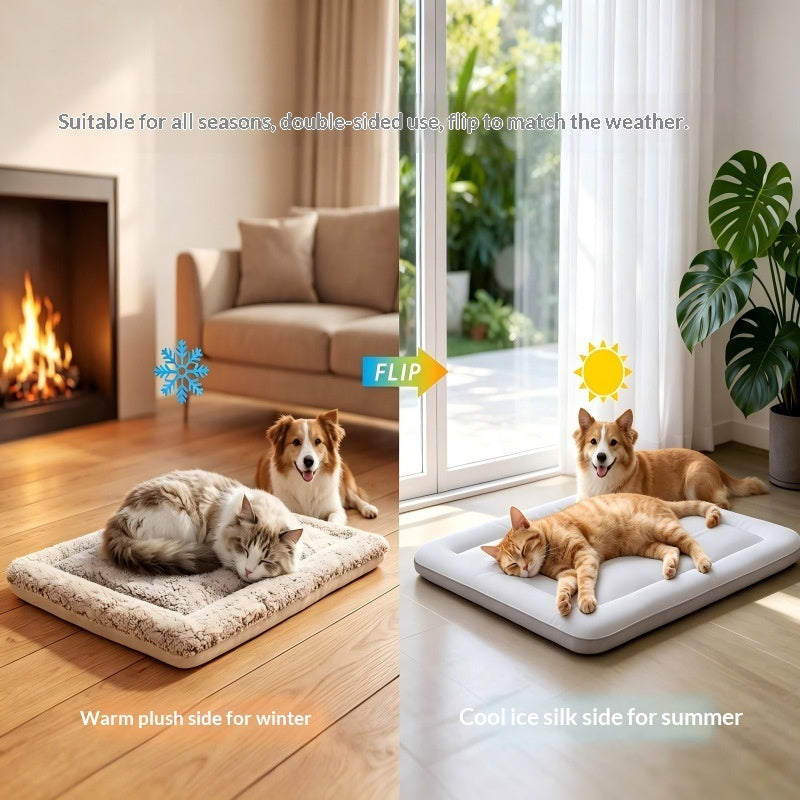 Dog Cooling Mat for Summer Heat Relief | Waterproof Pet Pad