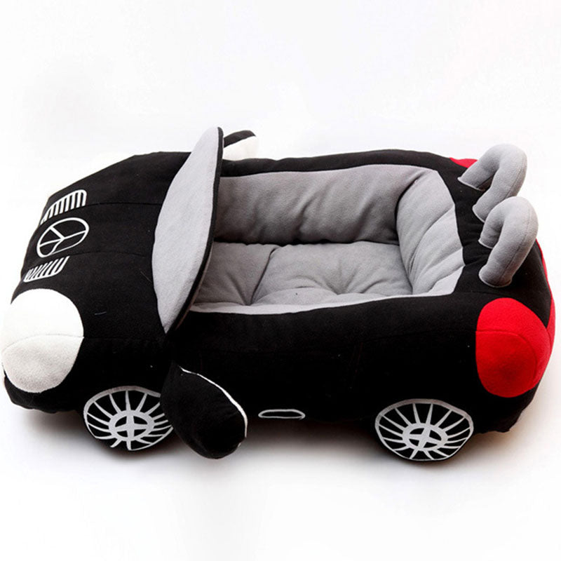 Luxury Car Pet Nest | Soft Dog Cat Car Seat Bed with PP Cotton