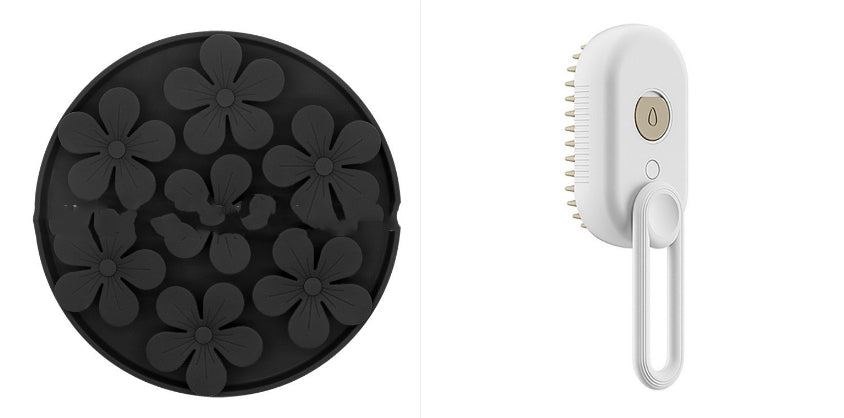 3-in-1 Electric Steam Pet Brush | Cat & Dog Grooming Comb