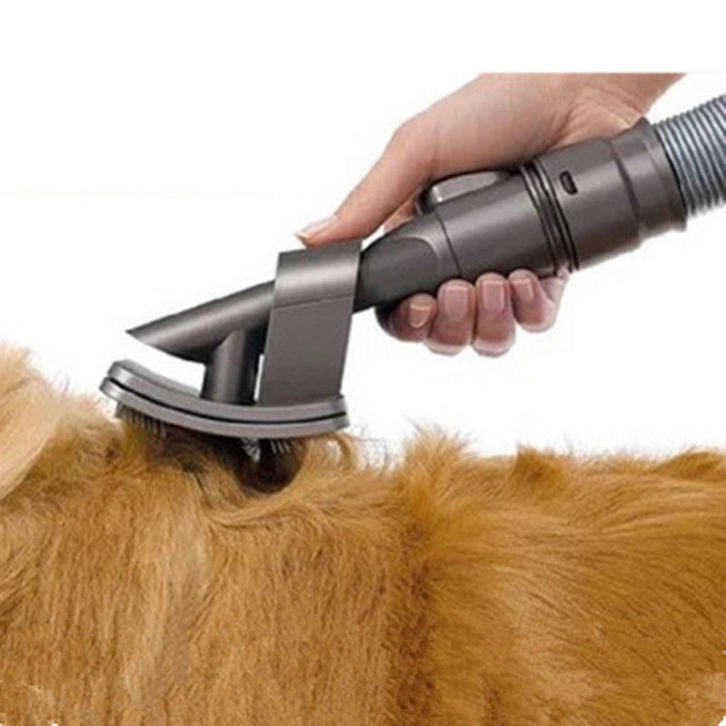 Pet Vacuum Brush Attachment Dog Cat Grooming Hair Remover Tool
