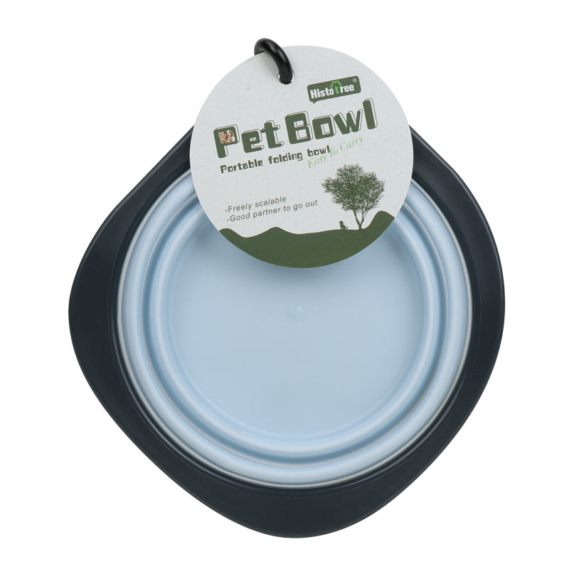 Collapsible Dog Bowl | Portable Foldable Travel Pet Food & Water Bowl for Dogs & Cats
