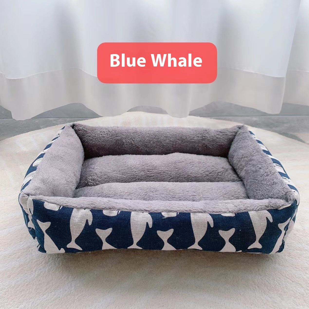 Moisture Proof Linen Pet Bed | Soft Comfortable Dog & Cat Bed