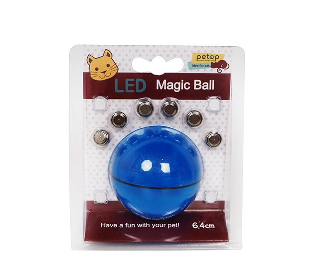 Interactive LED Cat Toy Ball Automatic Rolling Laser Pet Toy for Indoor Cats