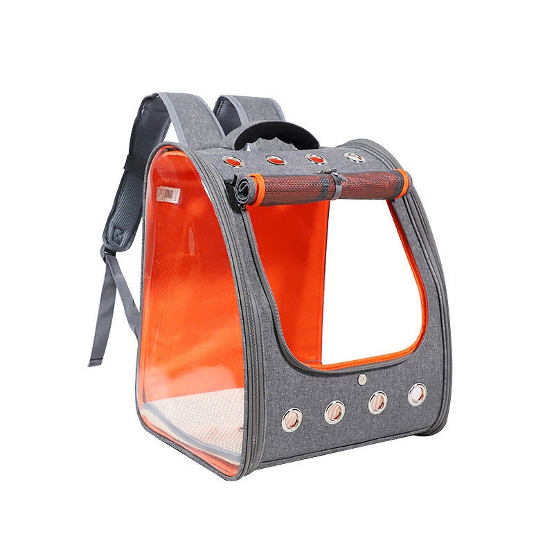 Transparent PVC Pet Backpack | Space Capsule Bubble Carrier