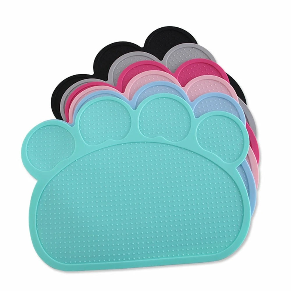 Silicone Pet Feeding Mat Non Slip Waterproof Dog Cat Food Mat