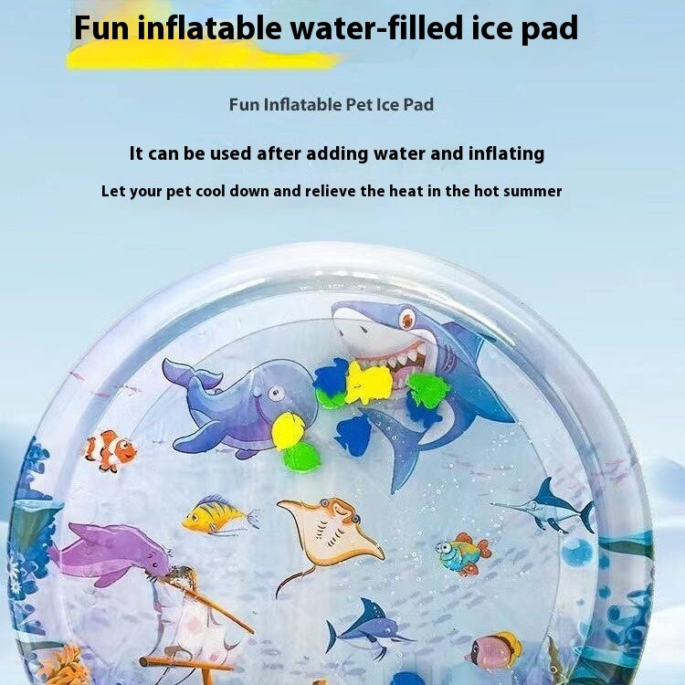 Summer Cooling Pet Water Bed Cushion for Dogs & Cats