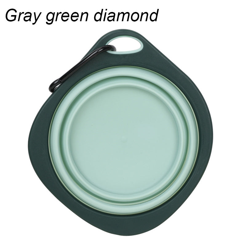 Collapsible Dog Bowl | Portable Foldable Travel Pet Food & Water Bowl for Dogs & Cats