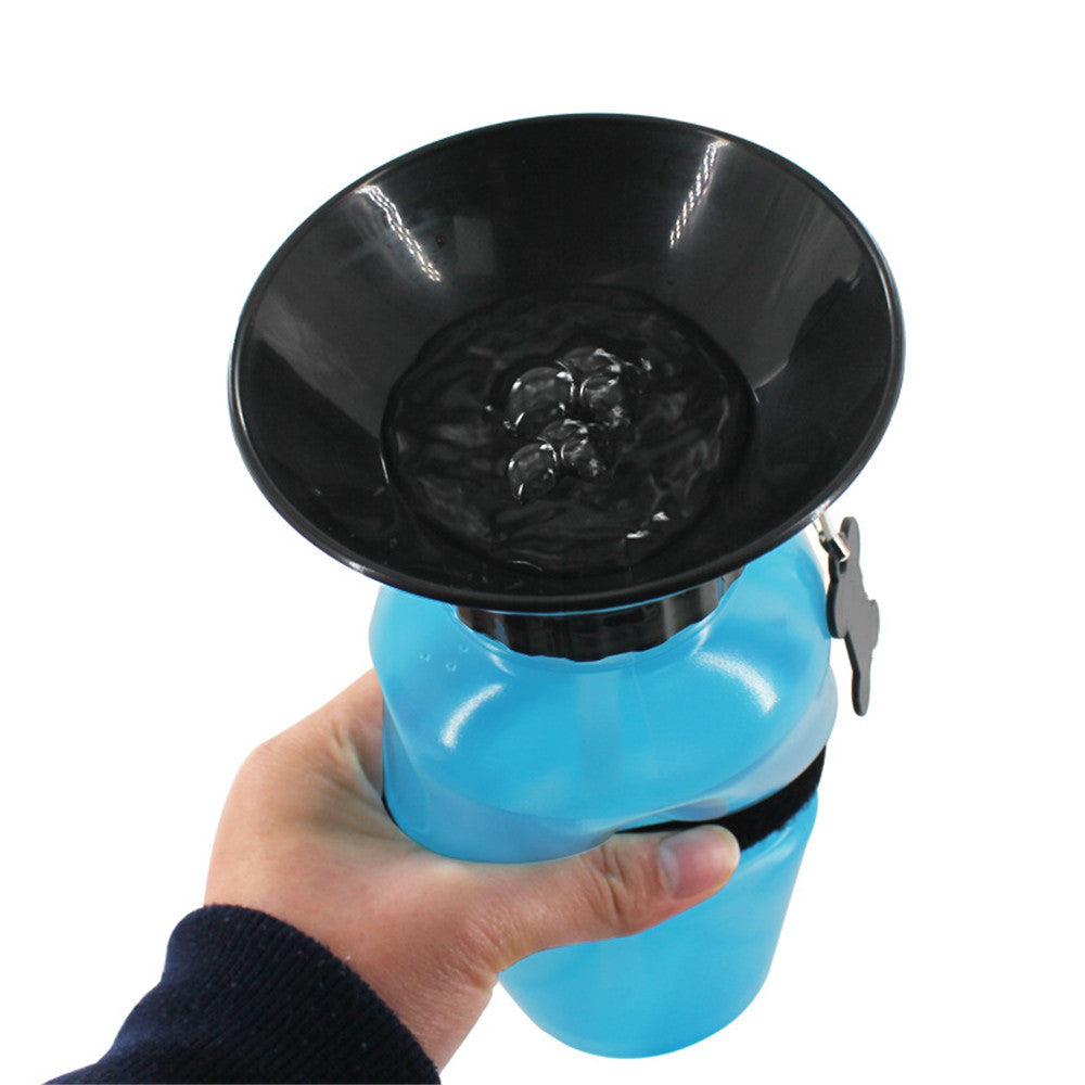 Portable Pet Water Bottle 500ml | Travel Dog & Cat Water Dispenser