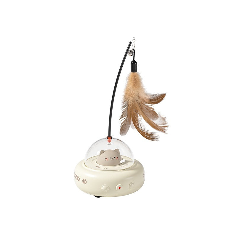 Smart Electric UFO Cat Teaser Toy | USB Rechargeable Interactive Toy