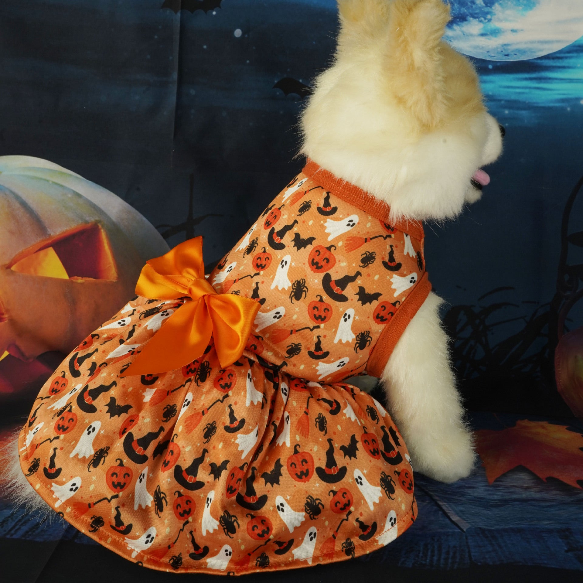 Halloween Dog Dress Pet Costume Party Outfit for Dogs