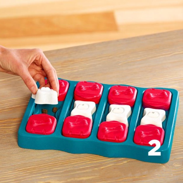 Pet Treat Dispensing Box Toy | Interactive Moving Leaky Food Toy
