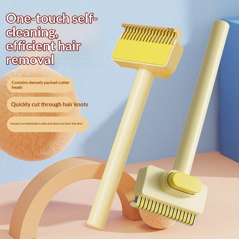 Pet Grooming Detangling Comb | Stainless Steel Hair Removal Tool