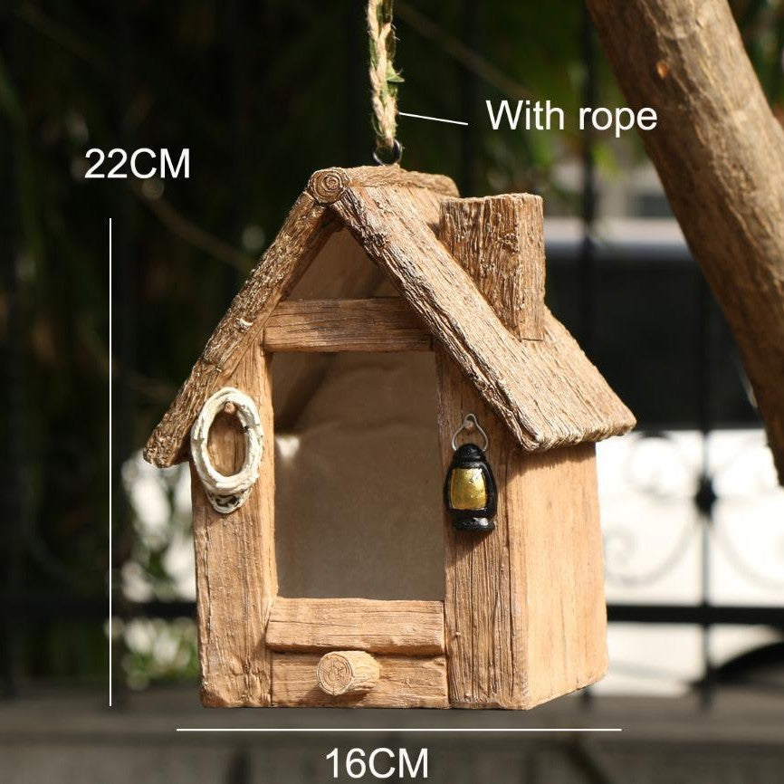 Bird House Bird Nest Garden Decoration Balcony Courtyard Tree Pendant Outdoor Decoration