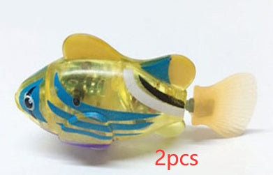 Interactive Electric Swimming Fish Toy for Cats | LED Robot Fish