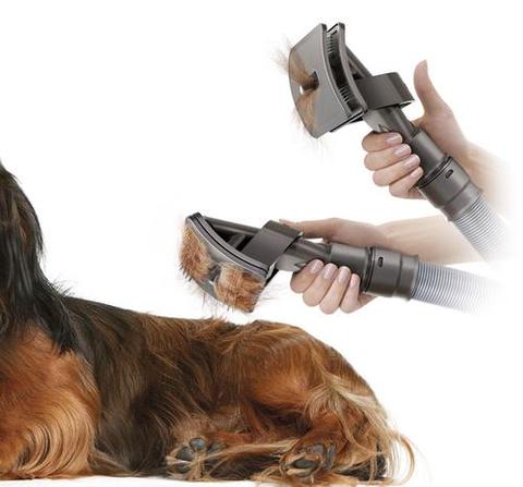 Pet Vacuum Brush Attachment Dog Cat Grooming Hair Remover Tool