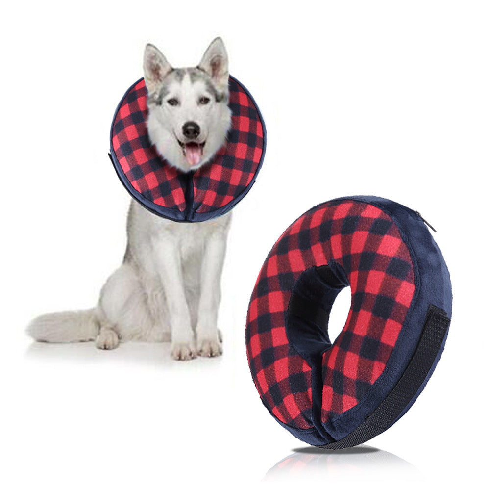 Inflatable Pet Recovery Collar | Soft Cone Alternative for Dogs & Cats