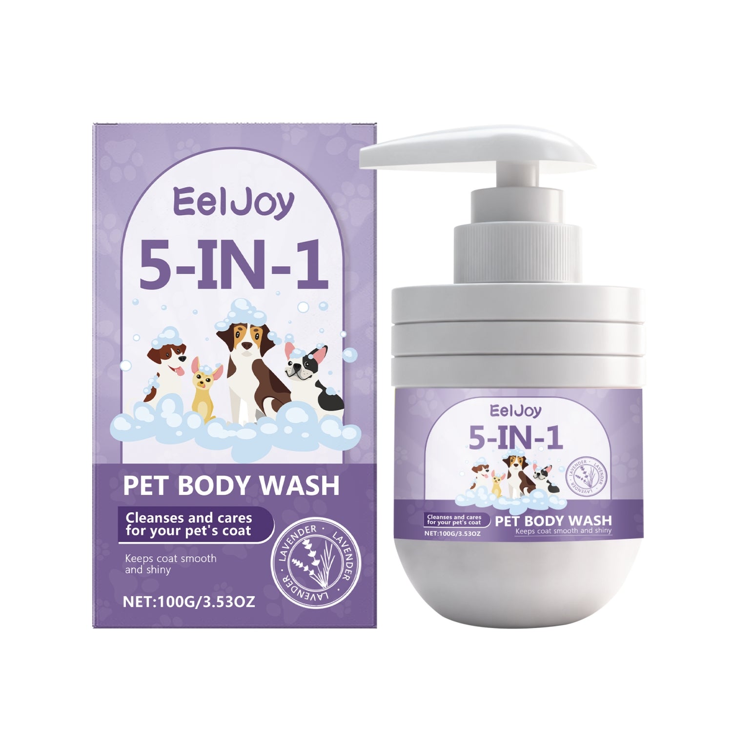 Natural Lavender Pet Shampoo | Sulphate-Free Moisturizing pet Shampoo