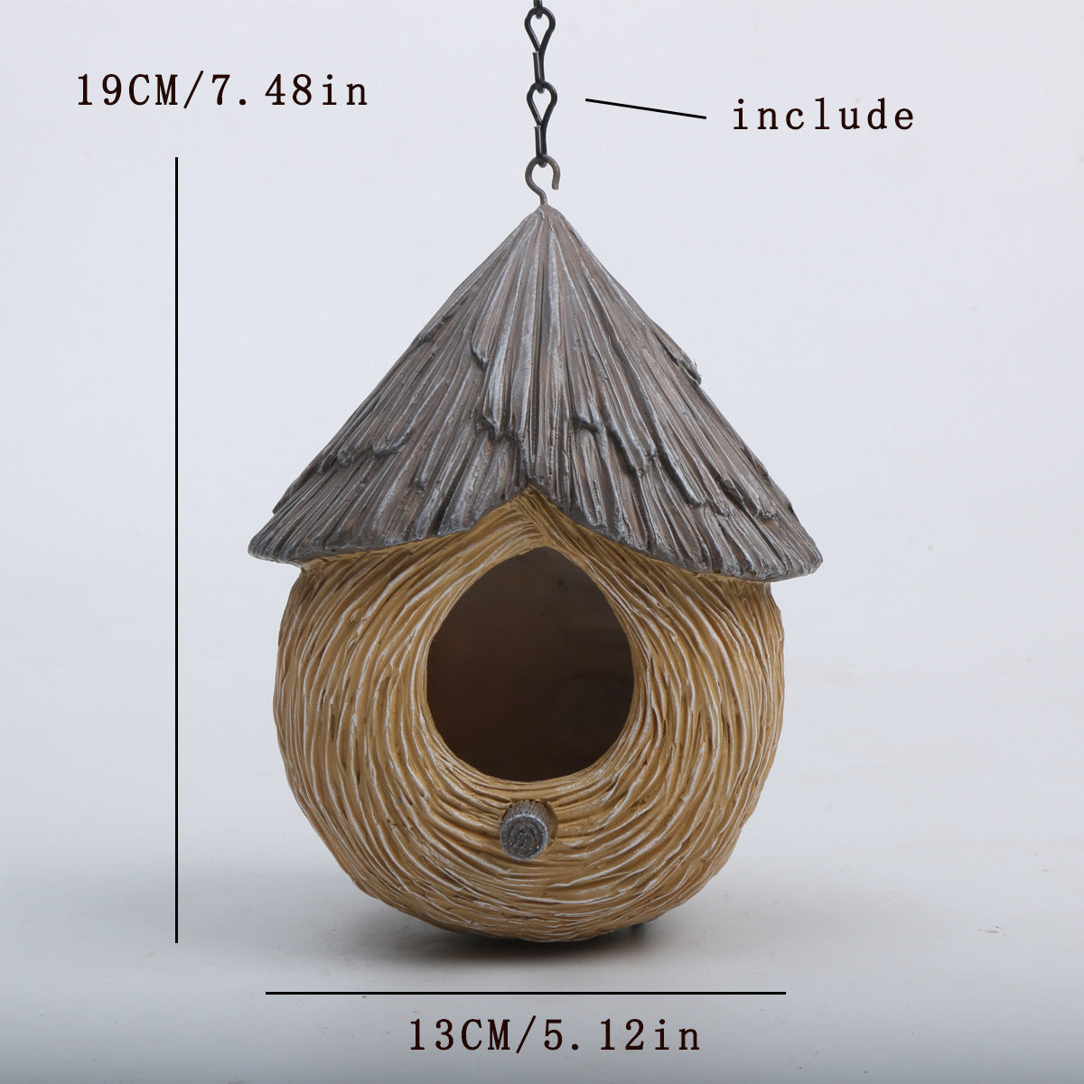 Bird House Bird Nest Garden Decoration Balcony Courtyard Tree Pendant Outdoor Decoration