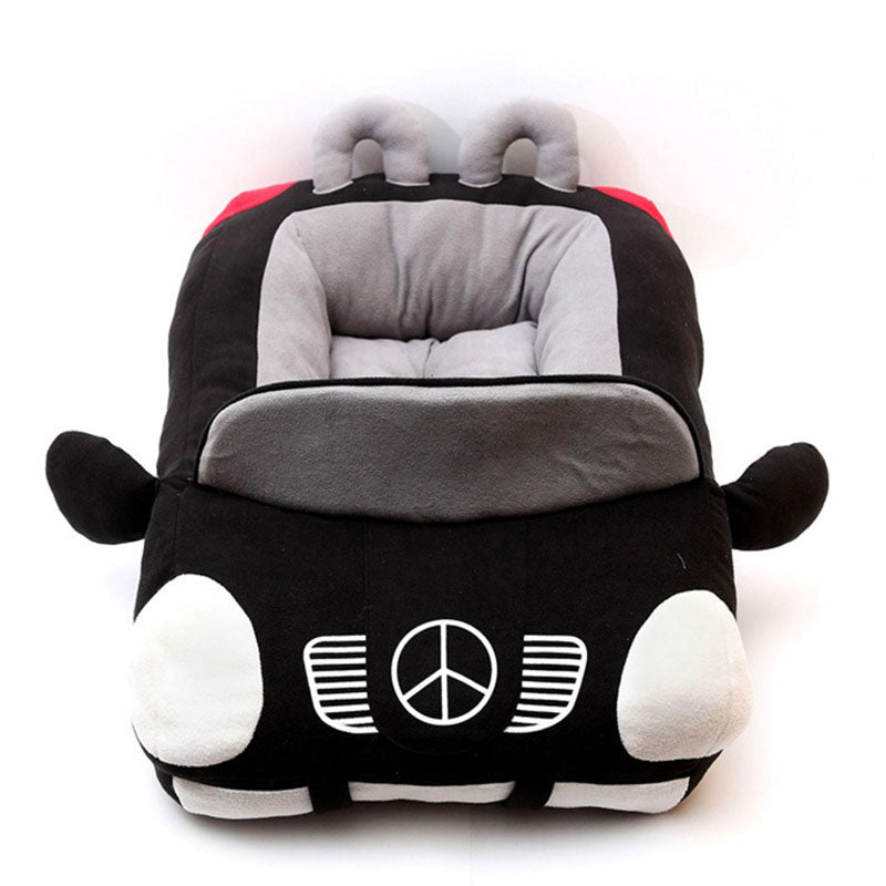 Luxury Car Pet Nest | Soft Dog Cat Car Seat Bed with PP Cotton
