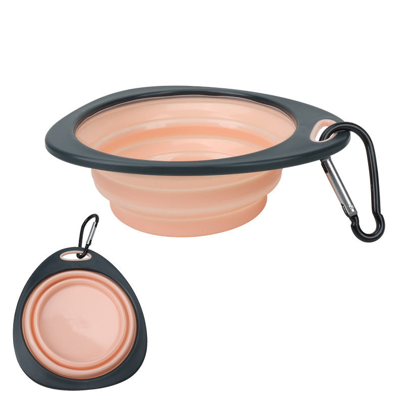 Collapsible Dog Bowl | Portable Foldable Travel Pet Food & Water Bowl for Dogs & Cats