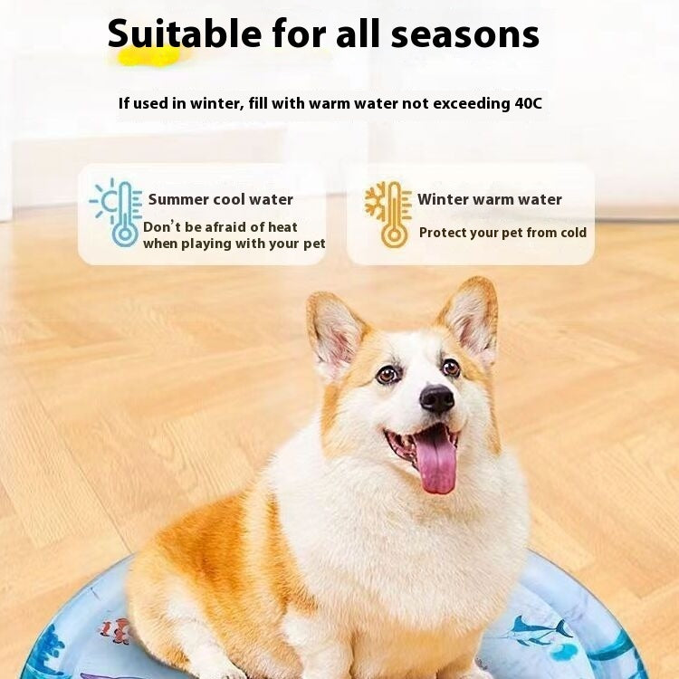 Summer Cooling Pet Water Bed Cushion for Dogs & Cats