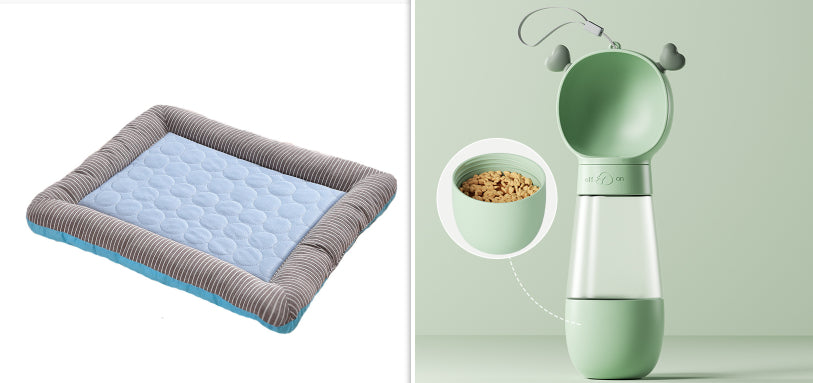 Pet Cooling Pad Bed for Dogs & Cats | Ice Silk Summer Cooling Mat