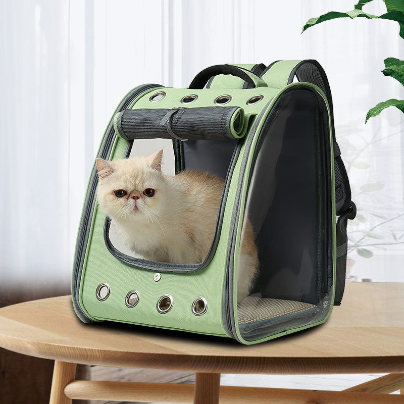 Transparent PVC Pet Backpack | Space Capsule Bubble Carrier