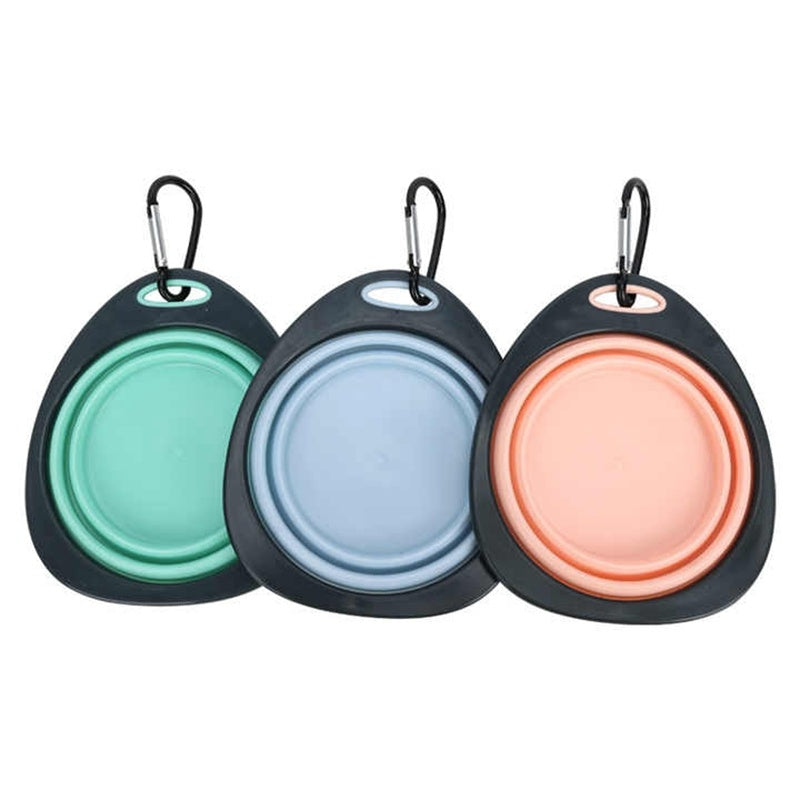 Collapsible Dog Bowl | Portable Foldable Travel Pet Food & Water Bowl for Dogs & Cats