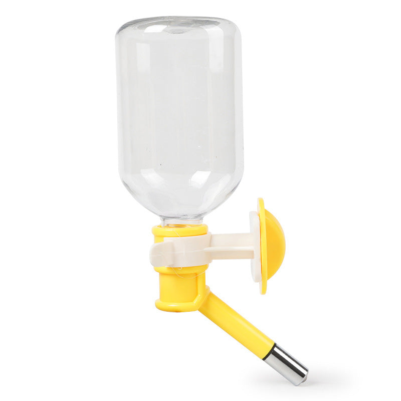 Pet Water Dispenser Nozzle — Leak-Proof Hanging Bottle for Dogs, Cats & Rabbits | 500ml