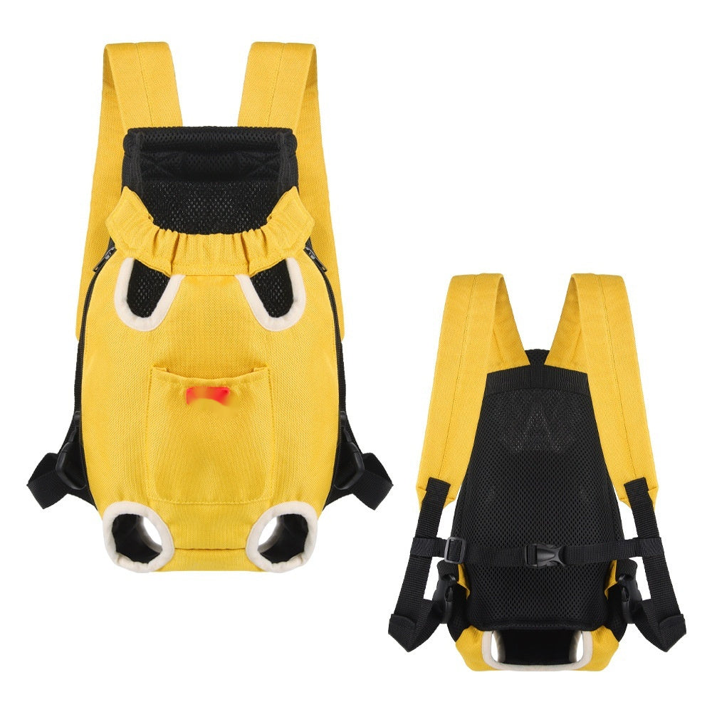 Breathable Pet Carrier Backpack Open Head Cat & Dog Shoulder Bag for Outdoor Use