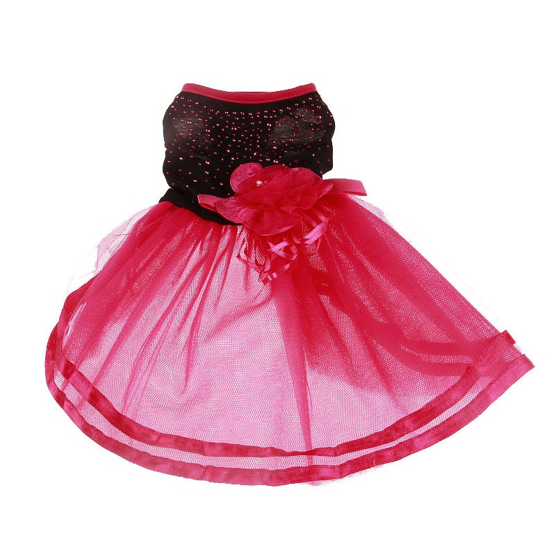 Dog Princess Dress Pet Wedding Outfit Cute Party Clothes