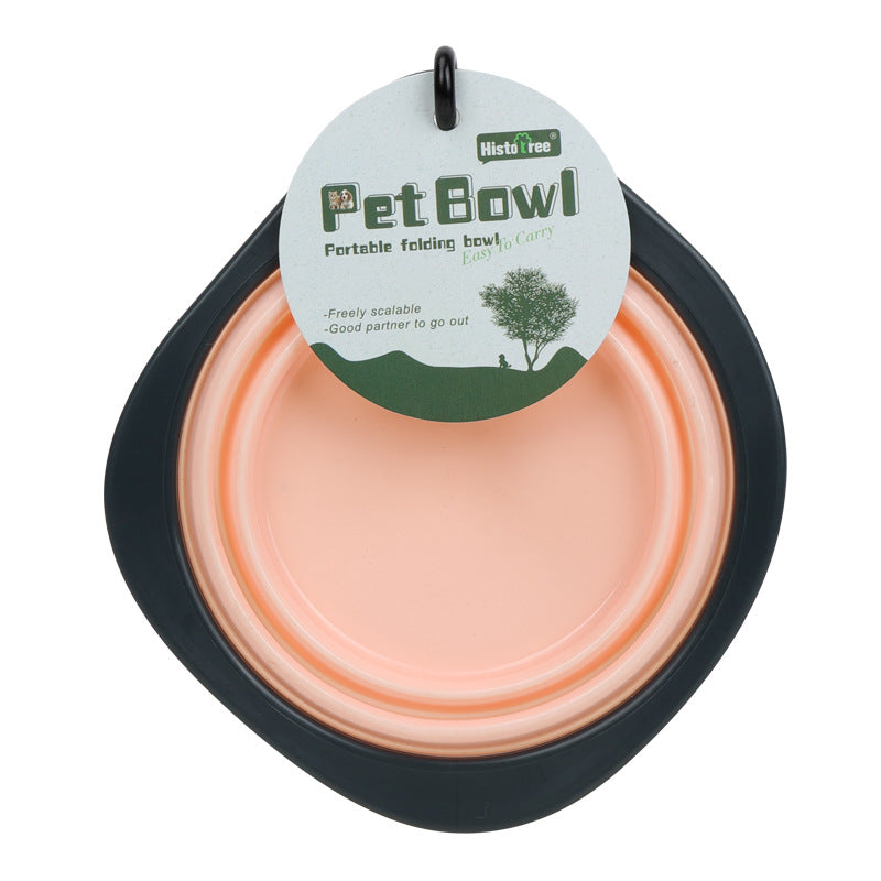 Collapsible Dog Bowl | Portable Foldable Travel Pet Food & Water Bowl for Dogs & Cats