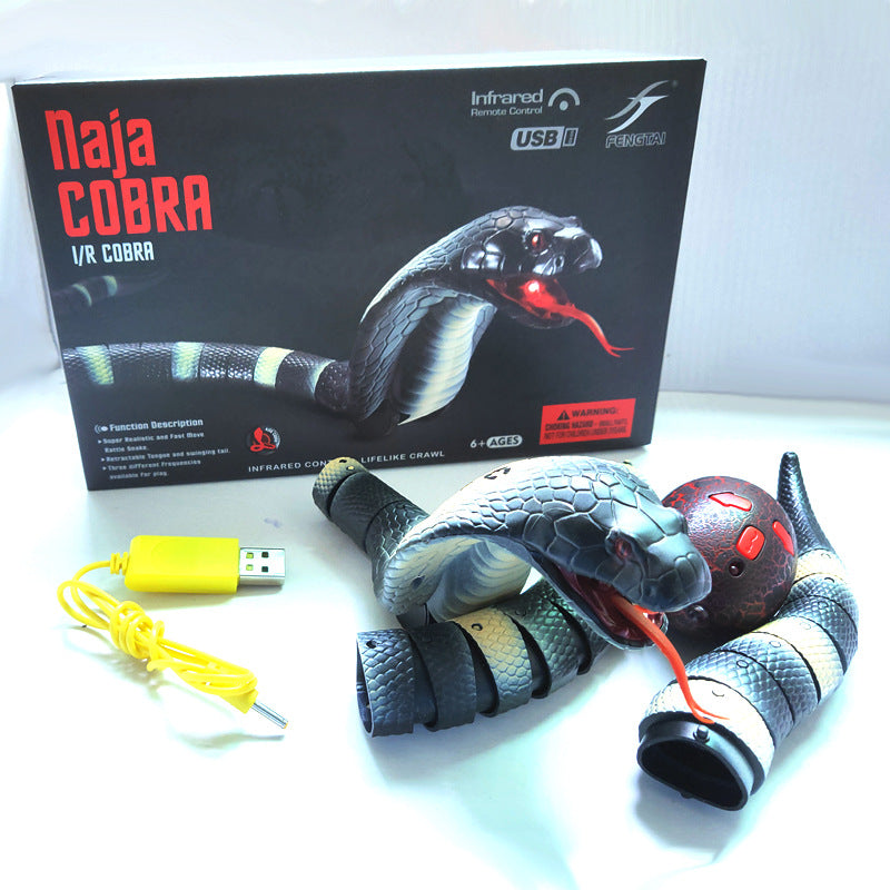 Smart Sensing Interactive Snake Cat Toy | USB Rechargeable  Cobra Toy
