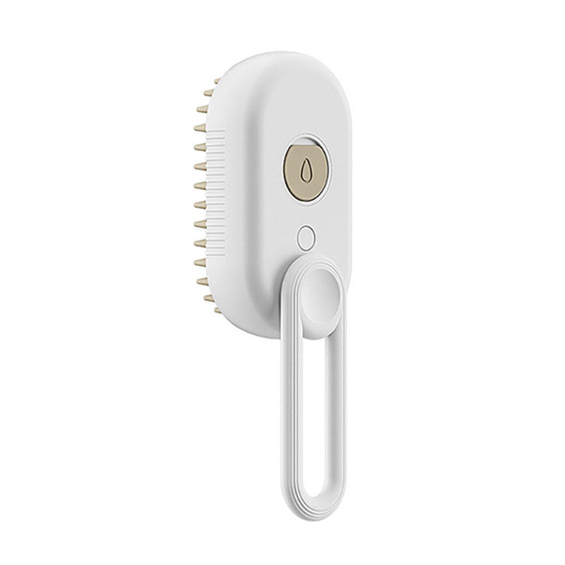 3-in-1 Electric Steam Pet Brush | Cat & Dog Grooming Comb