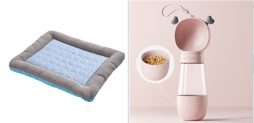 Pet Cooling Pad Bed for Dogs & Cats | Ice Silk Summer Cooling Mat