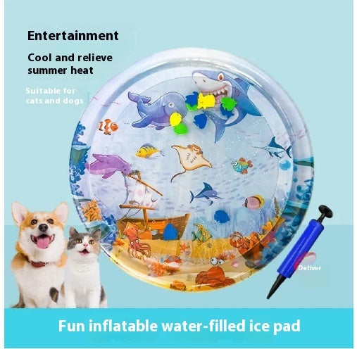 Summer Cooling Pet Water Bed Cushion for Dogs & Cats