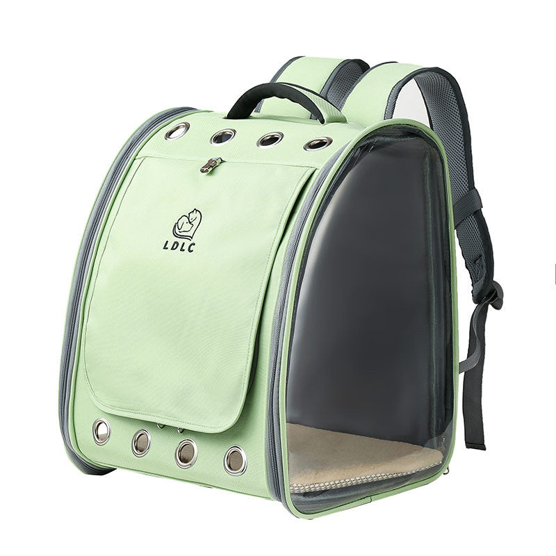 Transparent PVC Pet Backpack | Space Capsule Bubble Carrier