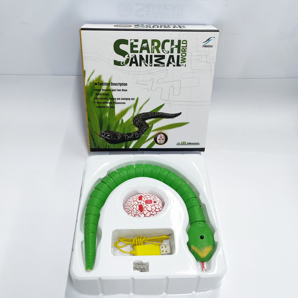 Smart Sensing Interactive Snake Cat Toy | USB Rechargeable  Cobra Toy