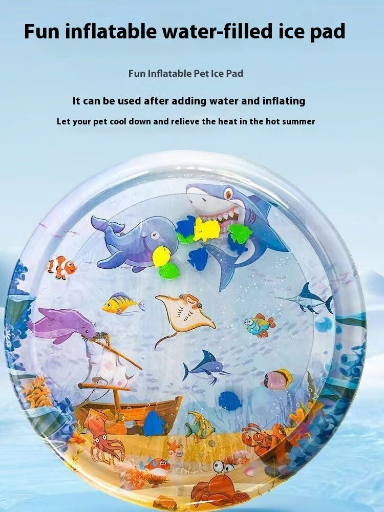 Summer Cooling Pet Water Bed Cushion for Dogs & Cats