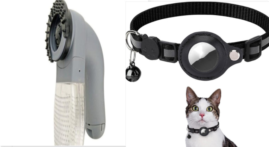Reflective Air Tag Pet Collar | Waterproof GPS Tracker Holder for Dogs & Cats